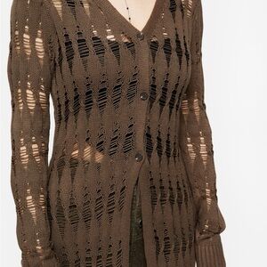 Disturbia Sophia, cable twist knit cardigan